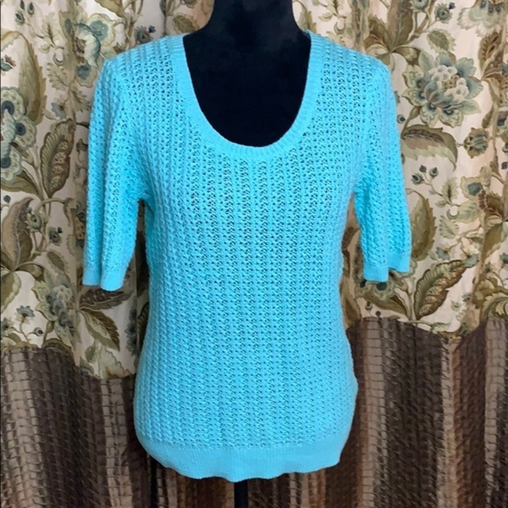 RALPH LAUREN ladies open knit summer sweat…